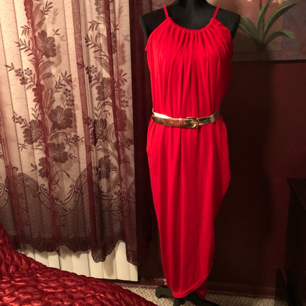 Red dress